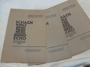 Schach-Echo 1938 No. 1 + 2 + 3