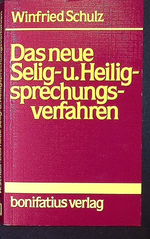 Seller image for Das neue Selig- und Heiligsprechungsverfahren for sale by books4less (Versandantiquariat Petra Gros GmbH & Co. KG)