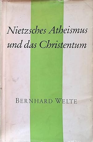 Bild des Verkufers fr Nietzsches Atheismus und das Christentum. zum Verkauf von books4less (Versandantiquariat Petra Gros GmbH & Co. KG)