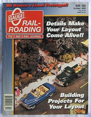 Seller image for O Gauge Railroading Run 168 October 1999 for sale by Argyl Houser, Bookseller