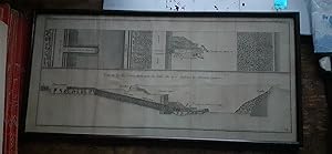 deux gravures de la mise en place de fossé non datées et encadrées