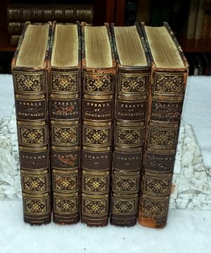 Seller image for Essays of Montaigne (Five Volumes, Large Paper Edition) for sale by Lloyd Zimmer, Books and Maps