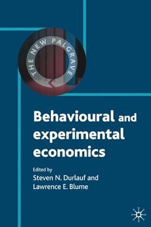 Imagen del vendedor de Behavioural and Experimental Economics a la venta por GreatBookPrices