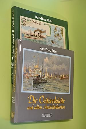 Seller image for Die Ostseekste auf alten Ansichtskarten.& Die Nordseekste auf alten Ansichtskarten Karl-Theo Beer for sale by Antiquariat Biebusch