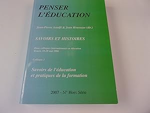 Seller image for SAVOIRS ET HISTOIRE. 2 colloques internationaux en ducation for sale by occasion de lire