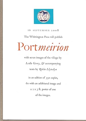 Seller image for Portmeirion [Prospectus] for sale by The Bookshop at Beech Cottage