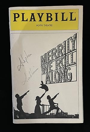 Seller image for MERRILY WE ROLL ALONG (PLAYBILL SIGNED BY SONDHEIM) for sale by Johnnycake Books ABAA, ILAB