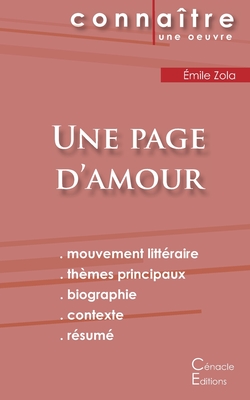 Imagen del vendedor de Fiche de lecture Une page d'amour de �mile Zola (Analyse litt�raire de r�f�rence et r�sum� complet) (Paperback or Softback) a la venta por BargainBookStores