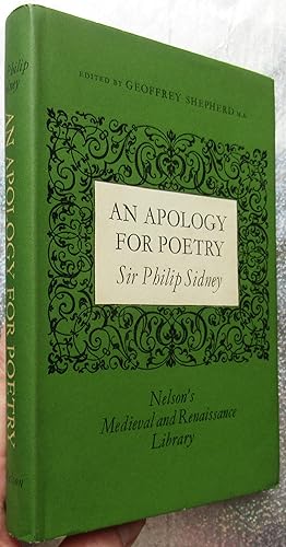 Seller image for An Apology for Poetry or The Defence of Poesy for sale by Jonathan Frost Rare Books Limited