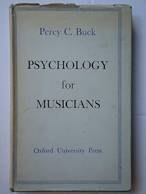 Bild des Verkufers fr PSYCHOLOGY FOR MUSICIANS zum Verkauf von GfB, the Colchester Bookshop