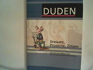 Bild des Verkufers fr Duden Schlerhilfen, Dreisatz, Prozente, Zinsen: Von den Grundbegriffen bis zur praktischen Anwendung 6. bis 8. Klasse (Duden-Schlerhilfen) zum Verkauf von ANTIQUARIAT FRDEBUCH Inh.Michael Simon