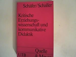 Bild des Verkufers fr Kritische Erziehungswissenschaft und kommunikative Didaktik. zum Verkauf von ANTIQUARIAT FRDEBUCH Inh.Michael Simon