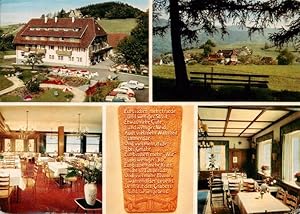 Bild des Verkufers fr Postkarte Carte Postale 73931881 Langackern Horben Hotel Gasthof zum Engel Restaurant Landschaft Schwarz zum Verkauf von Versandhandel Boeger