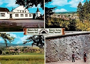 Bild des Verkufers fr Postkarte Carte Postale 73934082 Barkhausen Bad Essen Saurier Wirt Panorama Mauer zum Verkauf von Versandhandel Boeger