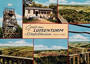Postkarte Carte Postale 73934320 Borgholzhausen Blick vom Luisenturm Ausflugsgaststaette Panorama