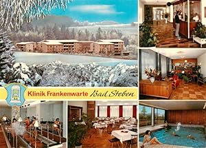 Postkarte Carte Postale 73936394 Bad Steben LVA Oberfranken Klinik Frankenwarte Wassertreten Gast...