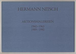 Bild des Verkufers fr Hermann Nitsch: Aktionsmalereien 1960-1963 / 1989-1990 zum Verkauf von Jeff Hirsch Books, ABAA
