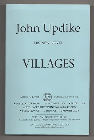 Seller image for Villages (Uncorrected Proof) for sale by Jeff Hirsch Books, ABAA