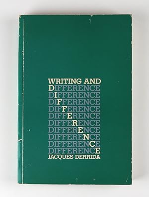 Image du vendeur pour Writing and Difference translated with an introduction and additional notes by Alan Bass mis en vente par Gotcha By The Books