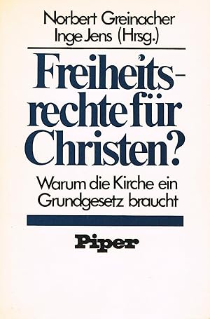 Seller image for Freiheitsrechte fr Christen? Warum die Kirche ein Grundgesetz braucht for sale by Gabis Bcherlager