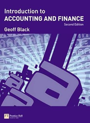 Imagen del vendedor de Introduction to Accounting and Finance a la venta por WeBuyBooks