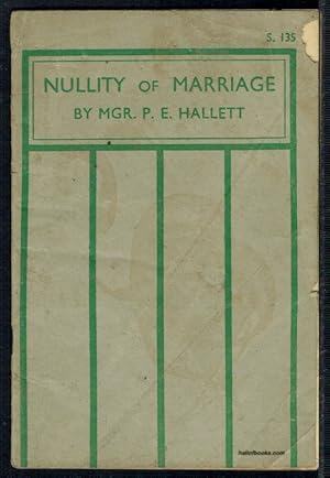 Nullity of Marriage