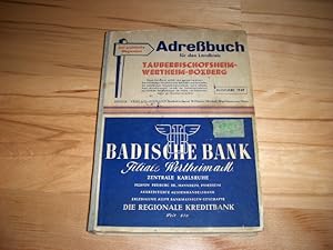 Tauberbischofsheim, Adressbuch für den Landkreis Tauberbischofsheim - Wertheim - Boxberg Ausgabe ...