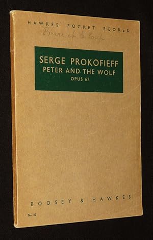 Bild des Verkufers fr Serge Prokofieff - Peter and the Wolf, Opus 67 zum Verkauf von Abraxas-libris