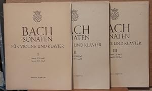 Sonaten für Violine und Klavier. Nach den Handschriften hg. v. Rudolf Gerber (Sonate I (H-Moll), ...