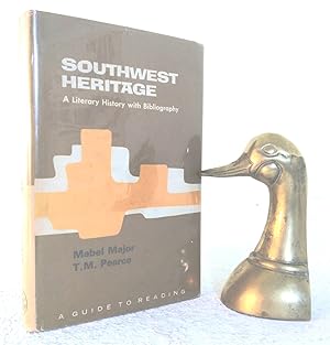 Seller image for Southwest Heritage: a literary history with bibliographies for sale by Structure, Verses, Agency  Books