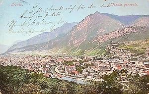 Bild des Verkufers fr Trento, veduta generale. zum Verkauf von Studio Bibliografico Adige