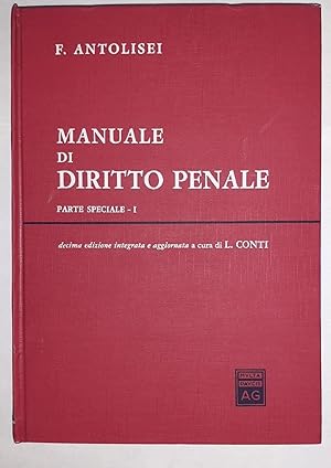 Immagine del venditore per Manuale di diritto penale. Parte speciale (Vol. 1) venduto da MULTI BOOK