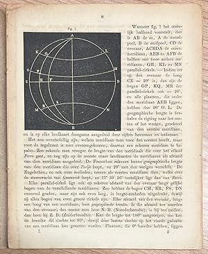 Bild des Verkufers fr Two volume School book, 1863, Geography | Aardrijkskunde voor de Scholen van Uitgebreid Lager Onderwijs. Amsterdam, J. M. E. Meijer, 1863, 2 vols. zum Verkauf von Antiquariaat Arine van der Steur / ILAB