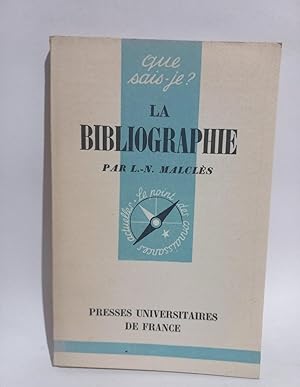 Image du vendeur pour La Bibliographie mis en vente par Libros de Ultramar Alicante