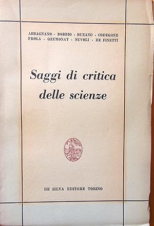 Saggi di critica delle scienze