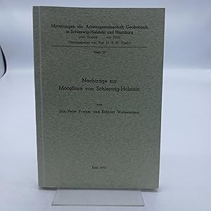 Image du vendeur pour Nachtrge zur Moosflora von Schleswig-Holstein. Mitteilungen der Arbeitsgemeinschaft Geobotanik in Schleswig-Holstein und Hamburg. Heft 23 mis en vente par Antiquariat Bcherwurm