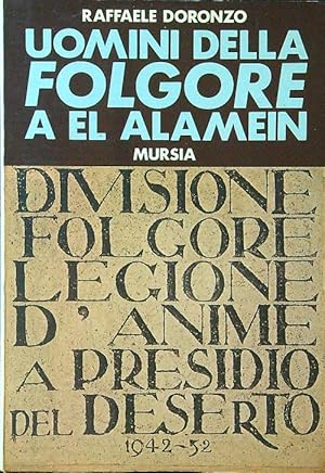 Uomini della Folgore a El Alamein