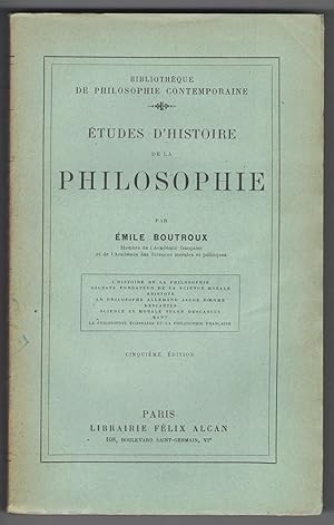Études d'histoire de la philosophie. L'histoire de la philosophie. Socrate fondateur de la scienc...