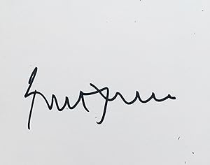 Autograph Signature On Card
