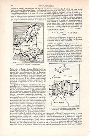 Seller image for LAMINA V29648: Mapa situacion de Alemania finales de 1944 for sale by EL BOLETIN
