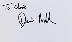Autograph Signature/Dedication On Card