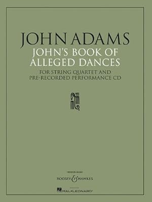 Imagen del vendedor de John's Book of Alleged Dances: for String Quartet and Pre-Recorded Performance CD [Paperback ] a la venta por booksXpress