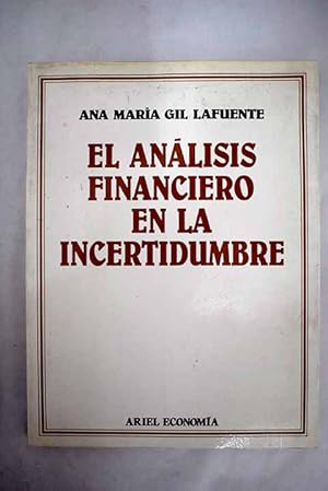 Seller image for El anlisis financiero en la incertidumbre for sale by Alcan Libros