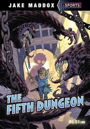 Seller image for The Fifth Dungeon (Jake Maddox Esports) by Maddox, Jake, Mauleon, Daniel [Library Binding ] for sale by booksXpress