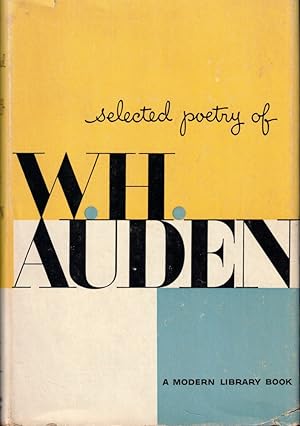 Bild des Verkufers fr Selected Poetry of W.H. Auden zum Verkauf von Kenneth Mallory Bookseller ABAA