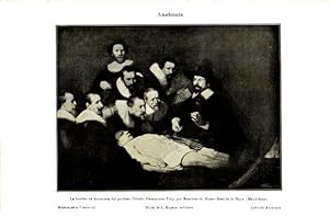 Seller image for LAMINA V30918: La leccion de Anatomia por Rembrandt for sale by EL BOLETIN