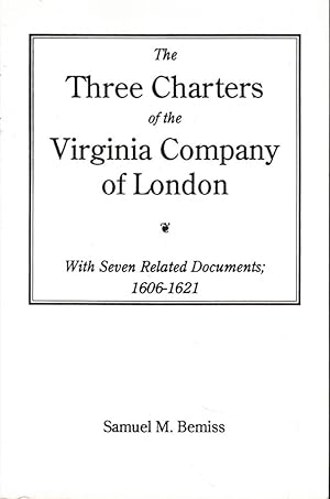 Bild des Verkufers fr Three Charters of the Virginia Company of London zum Verkauf von Kenneth Mallory Bookseller ABAA