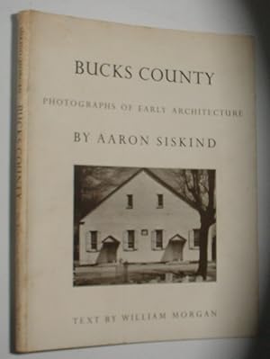 Bild des Verkufers fr Bucks County Photographs of Early Architecture zum Verkauf von R Bryan Old Books