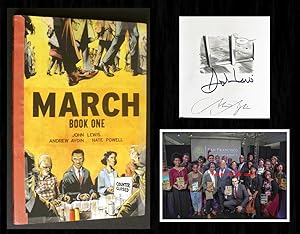 Seller image for March: Book One (Signed by John Lewis & Andrew Aydin at SFSU in 2015; Photo Included) for sale by Bookcharmed Books IOBA