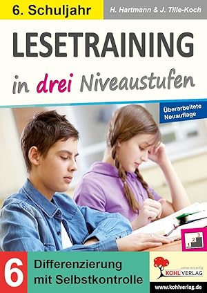 Bild des Verkufers fr Lesetraining in drei Niveaustufen / Klasse 6 zum Verkauf von moluna